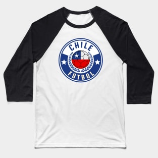 Chile Futbol Baseball T-Shirt